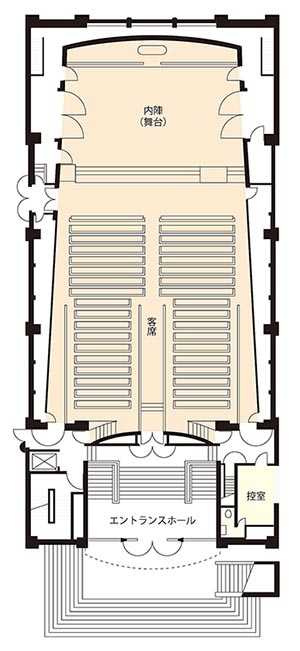 礼拝堂平面図